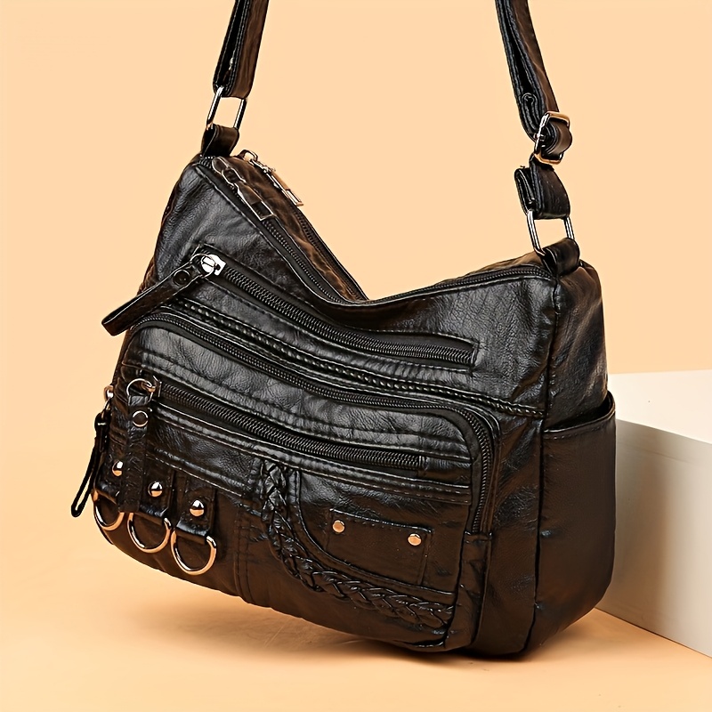 Women Bags Golden - Women'S Large Capacity Shoulder Crossbody Bag,