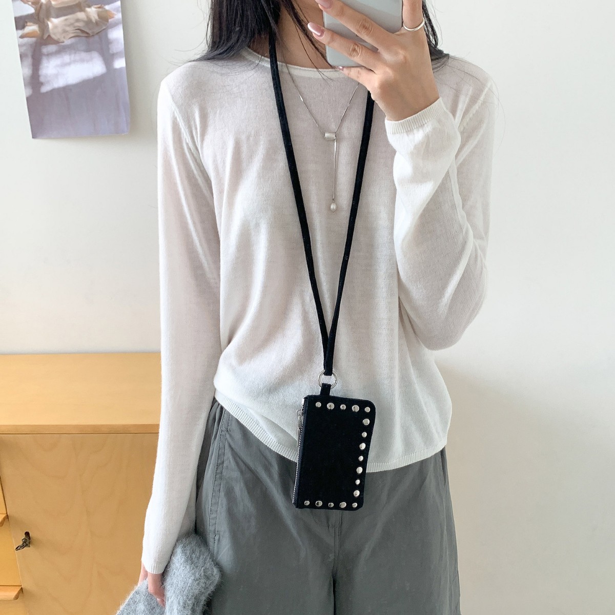 NEW Studded Shoulder Bag Mini  - Women Bags With Wallet recension och pris