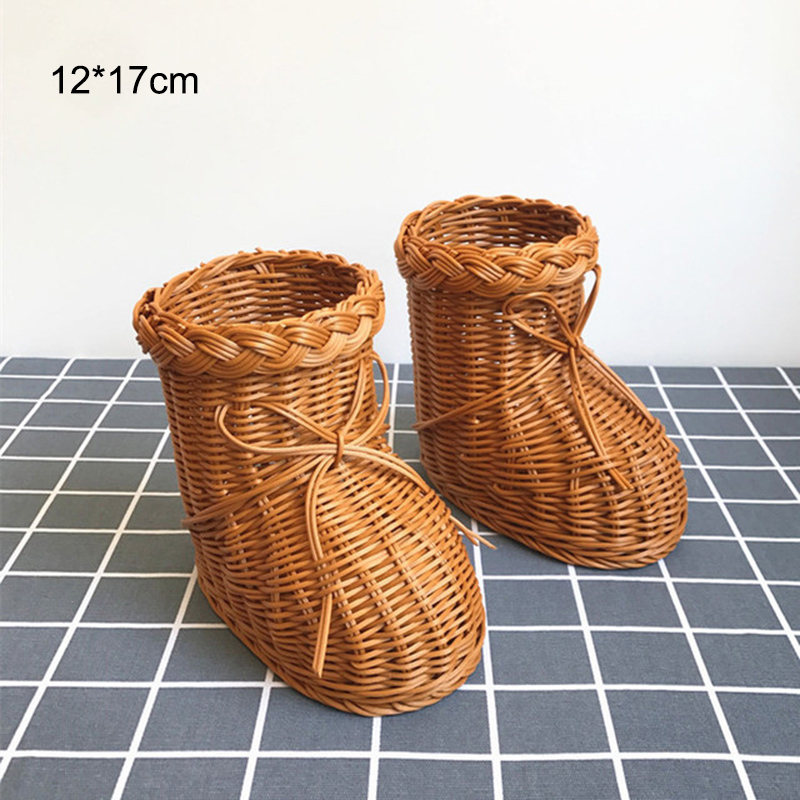 Handwoven Storage Basket Ratta - Basket Bag Wicker recension och pris