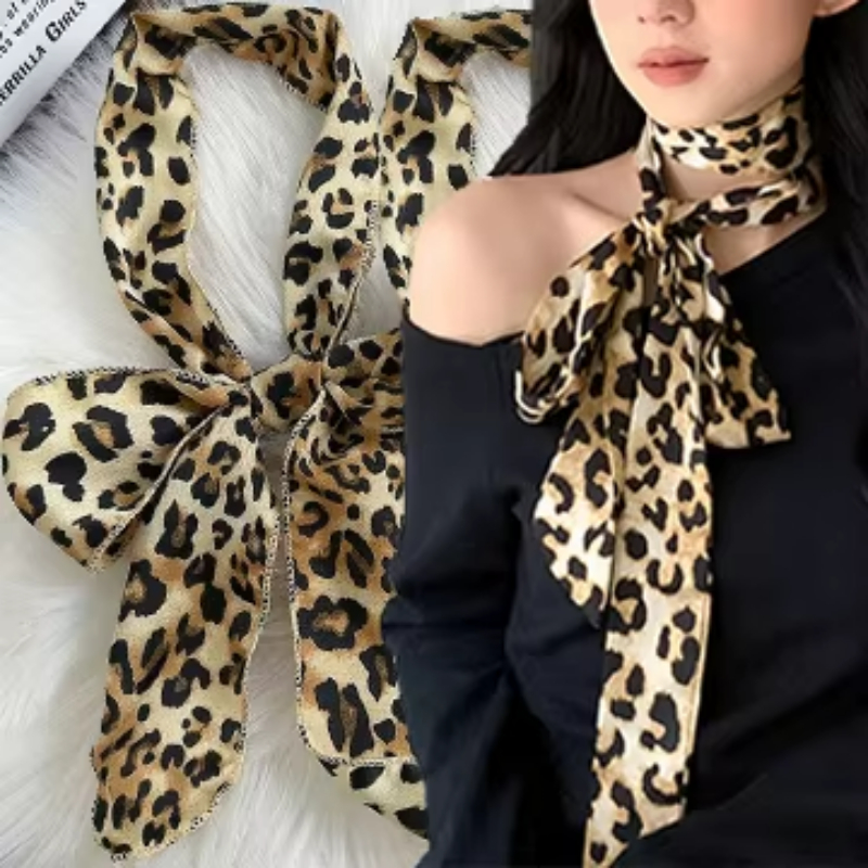 Leopard Print Scarf Retro Polk - Women'S Retro Bags recension och pris