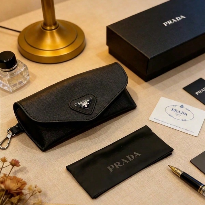 Prada Black Leather Eyeglass C - Women Bags Prada recension och pris