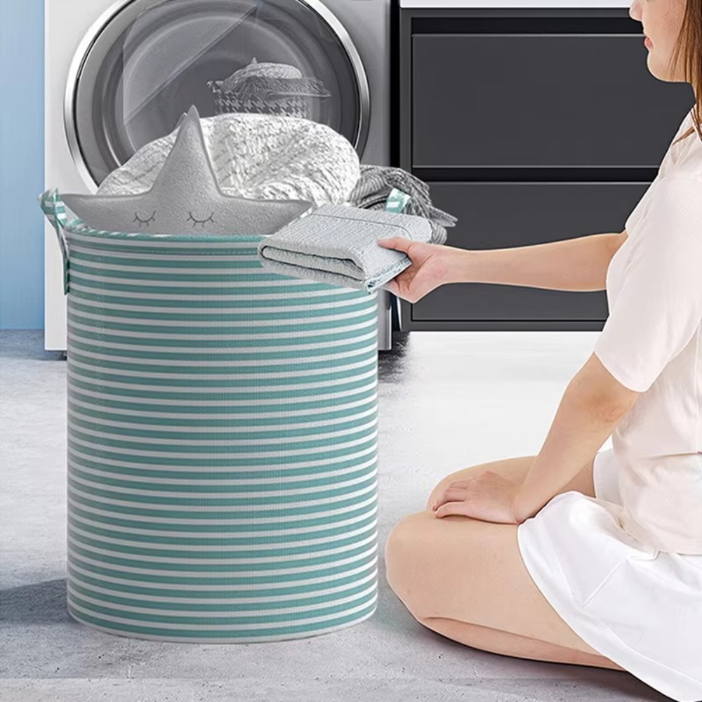 Foldable Laundry Basket Cotton - Basket Bag Wicker recension och pris