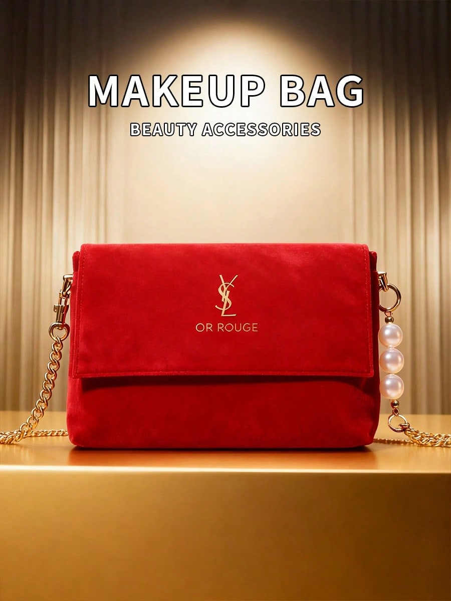 YSL Red Velvet DIY Makeup Bag, - Women Bags Ysl recension och pris