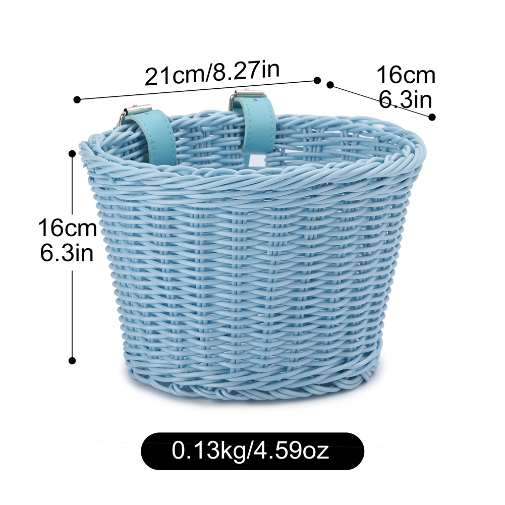 Handwoven Bicycle Front Basket - Basket Bag Wicker recension och pris