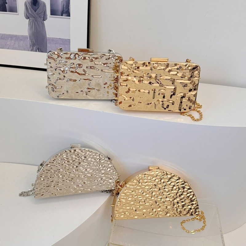 Luxury Golden Evening Bags For - Women Bags Golden recension och pris