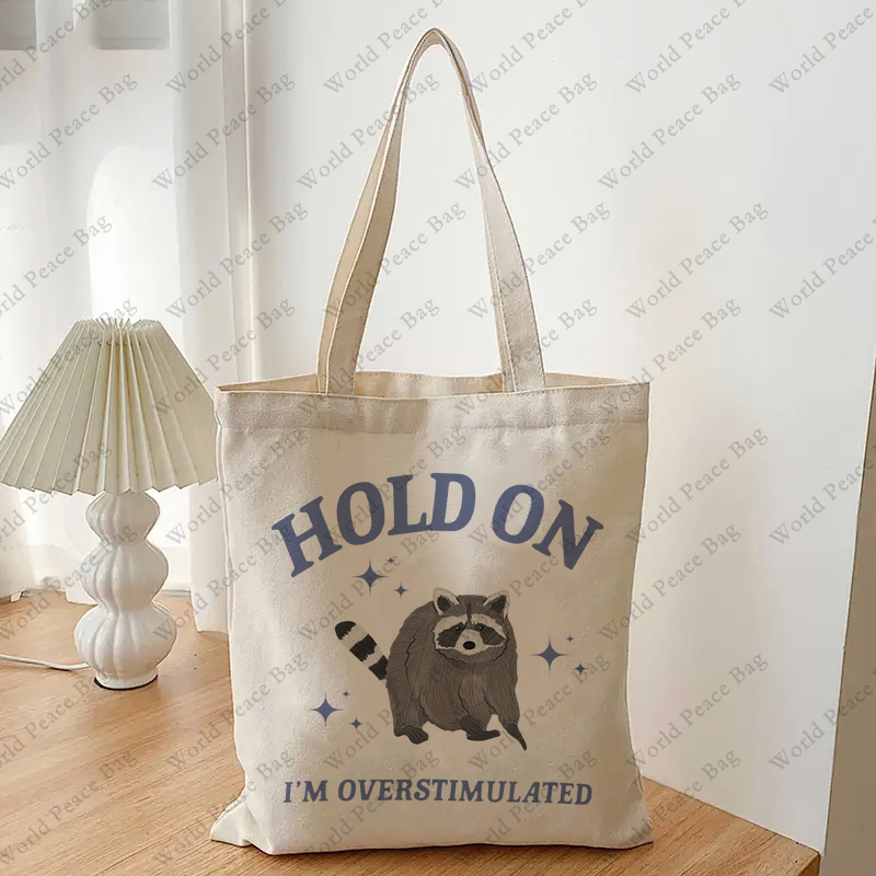 1 PC Hold On I'm Overstimulate - Women Bags Offers recension och pris