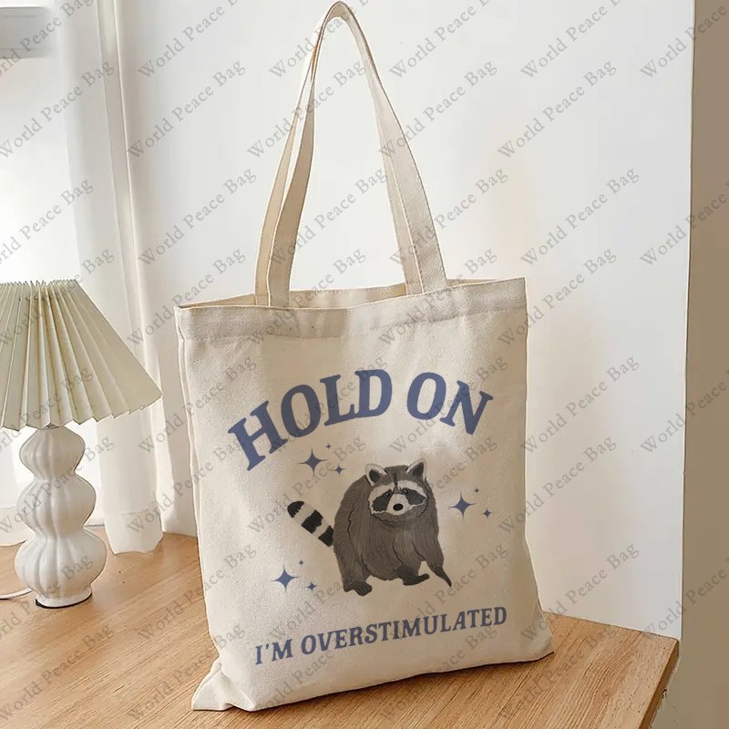 1 PC Hold On I'm Overstimulate - Women Bags Offers recension och pris