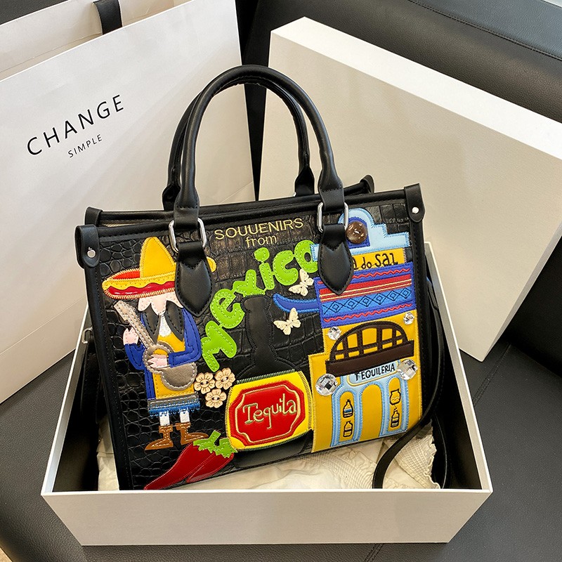 Design Patchwork Zipper 2026 H - Women Bags For Sale recension och pris