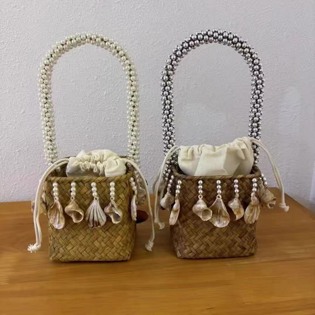 Wicker Woven Box Rattan Bags f - Basket Bag Wicker recension och pris