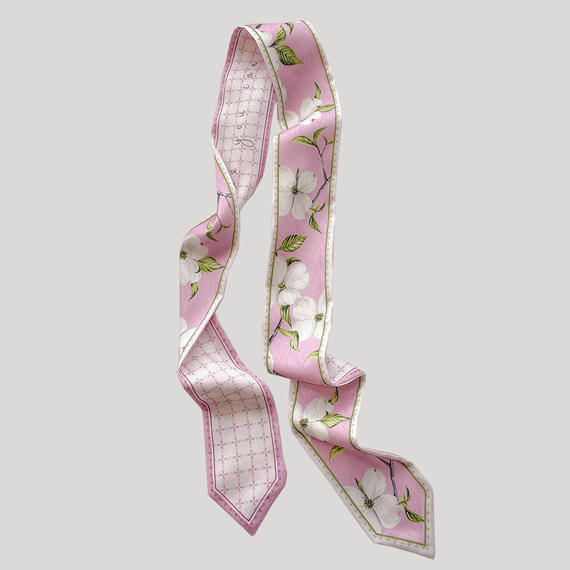 Korean Silk Satin Long Scarf F - Women'S Retro Bags recension och pris