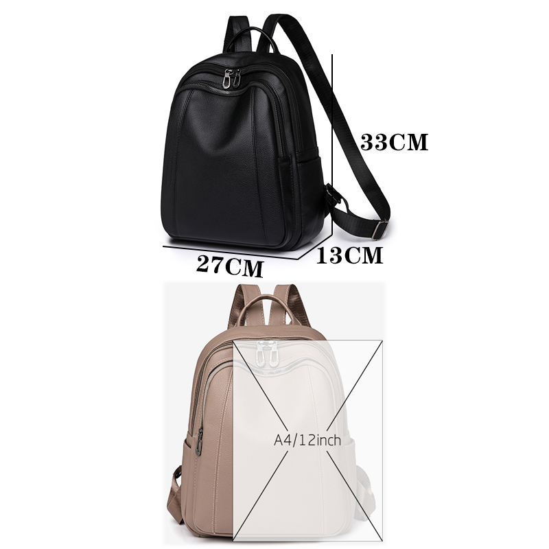High Quality Leather Backpack  - Women'S Retro Bags recension och pris
