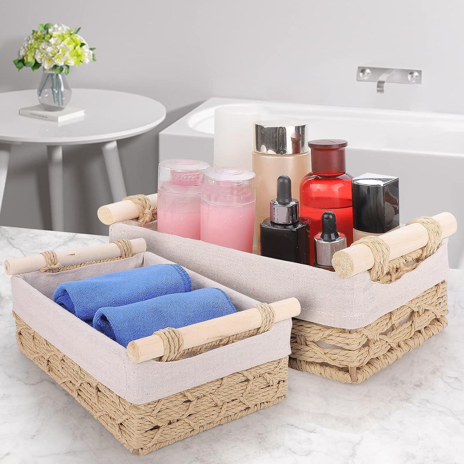 Storage Basket with Handles &  - Basket Bag Wicker recension och pris