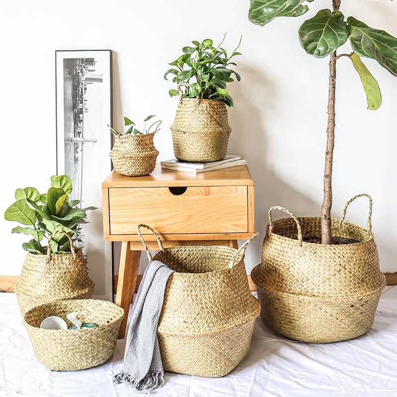 Zerolife Seaweed Wicker Basket - Basket Bag Wicker recension och pris