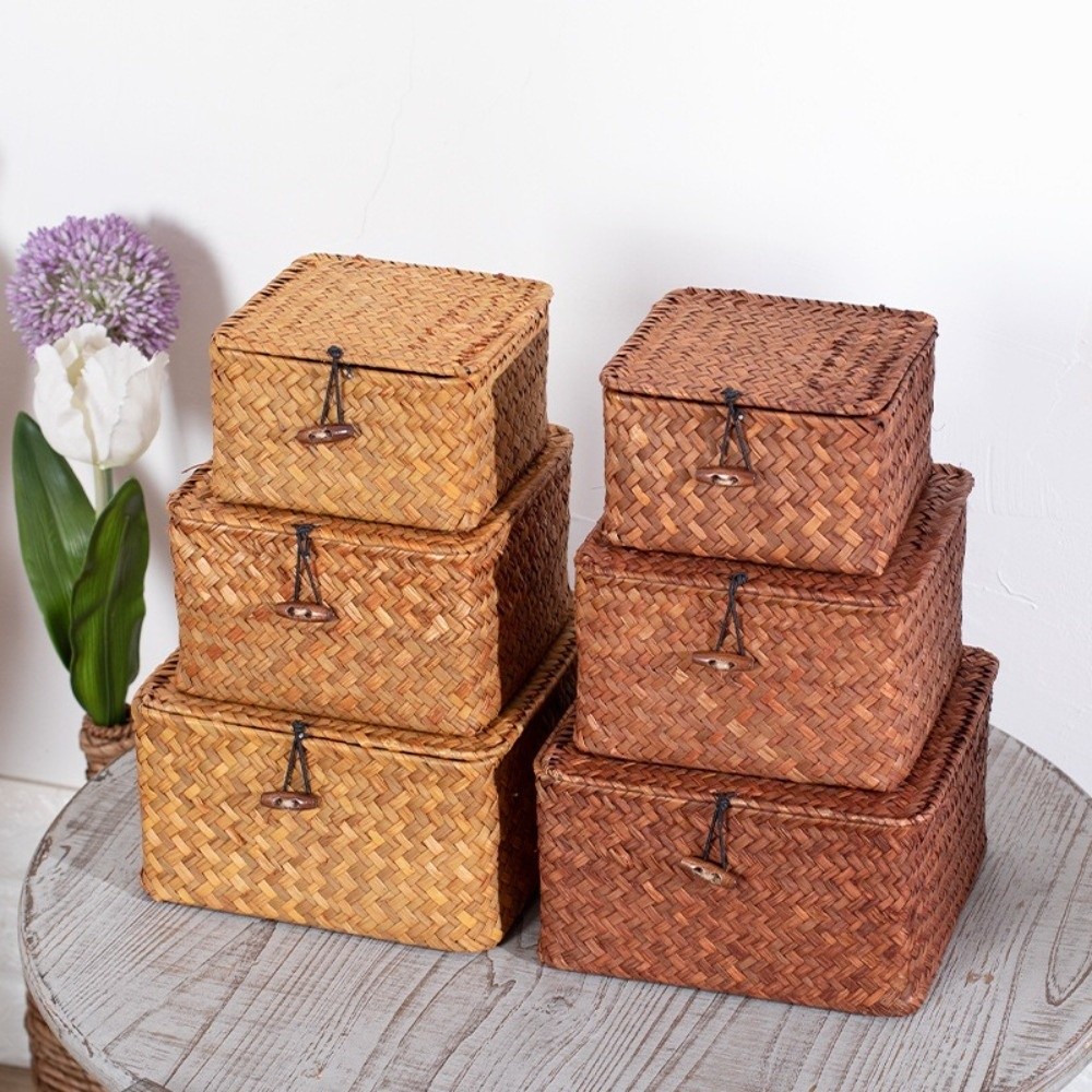 Eco-Friendly Sea Grass Wicker  - Basket Bag Wicker recension och pris