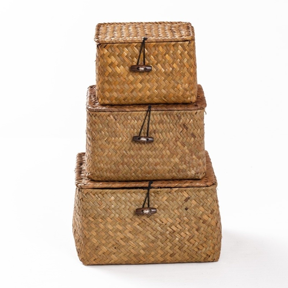 Eco-Friendly Sea Grass Wicker  - Basket Bag Wicker recension och pris