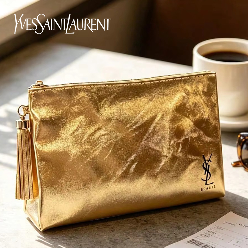 YSL Golden Cosmetic Bag, Porta - Women Bags Ysl recension och pris