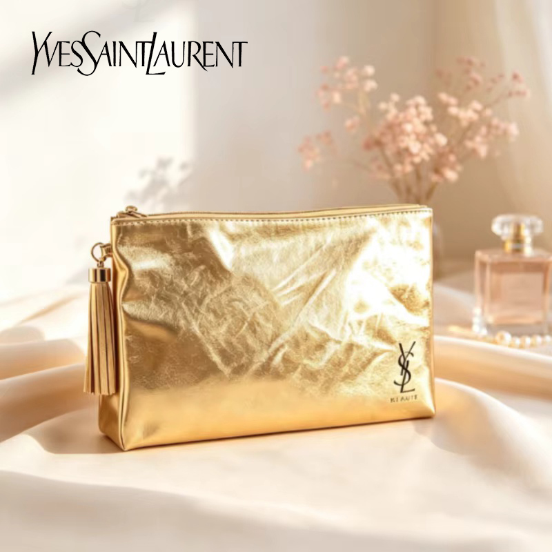 YSL Golden Cosmetic Bag, Porta - Women Bags Ysl recension och pris