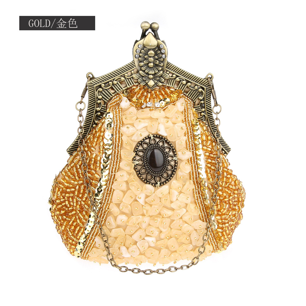 Retro Fashion Pearl Sequin Bea - Women Bags Offers recension och pris