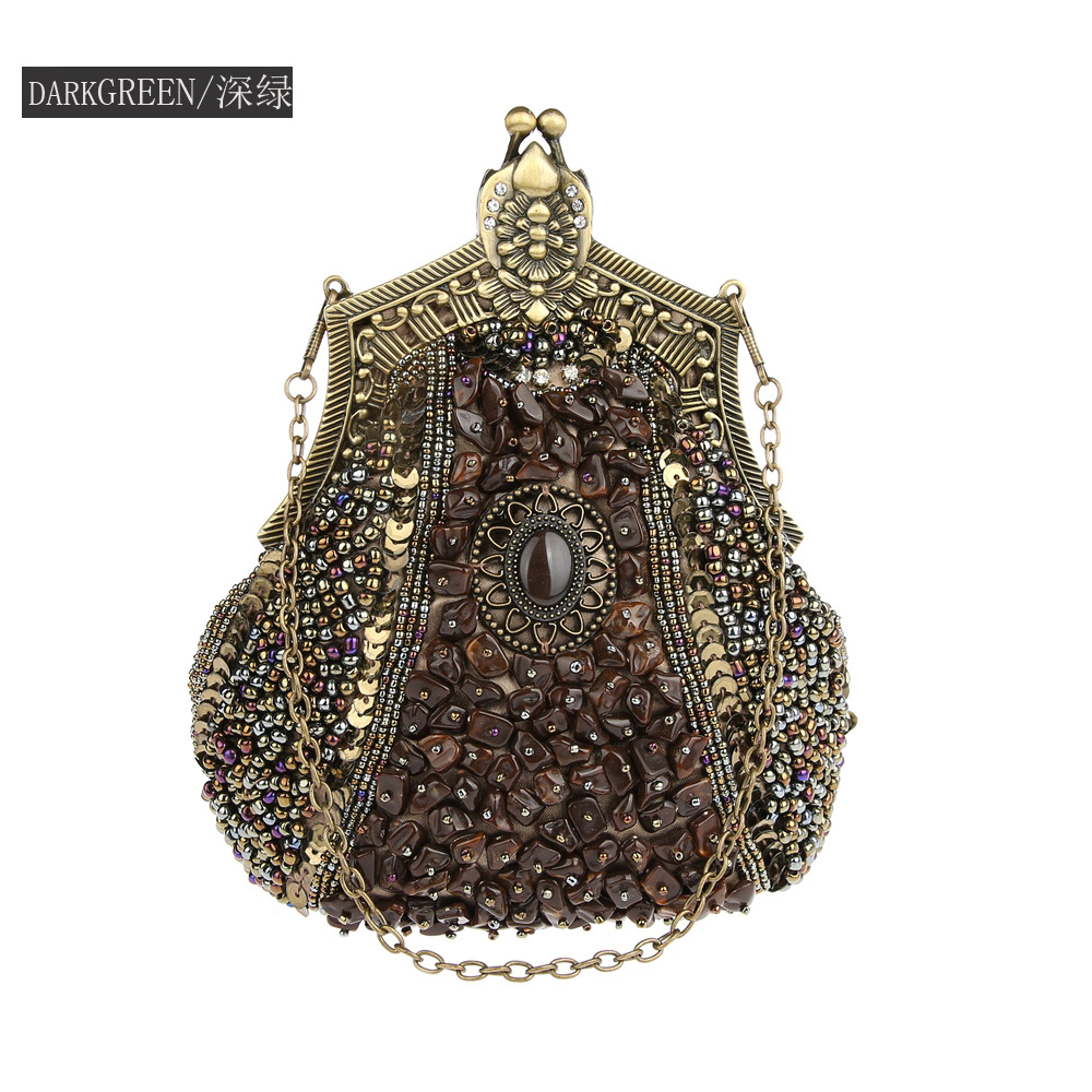 Retro Fashion Pearl Sequin Bea - Women Bags Offers recension och pris