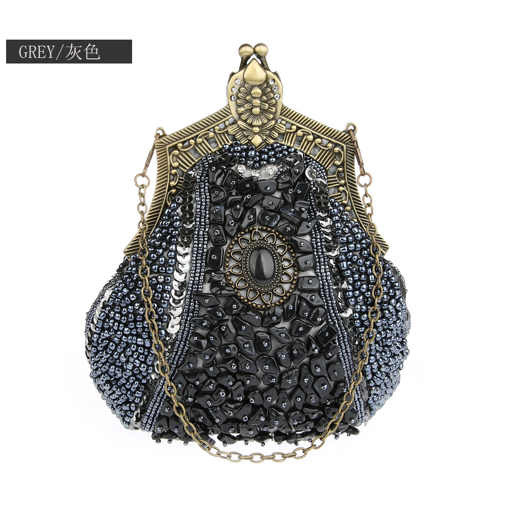 Retro Fashion Pearl Sequin Bea - Women Bags Offers recension och pris