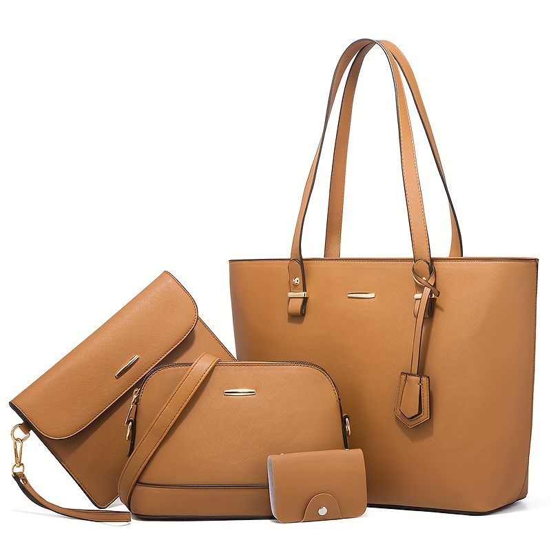 4pcs Fashion Women's Bag Sets  - Women'S Retro Bags recension och pris