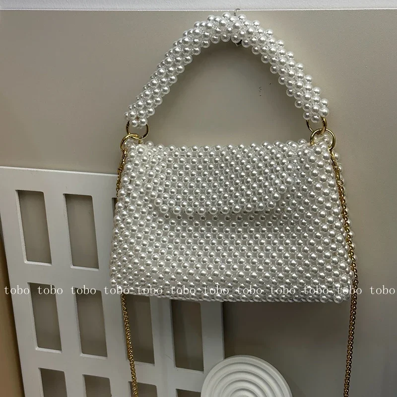 Ins Superlatives Pearl Bead Wa - Women Bags With Wallet recension och pris