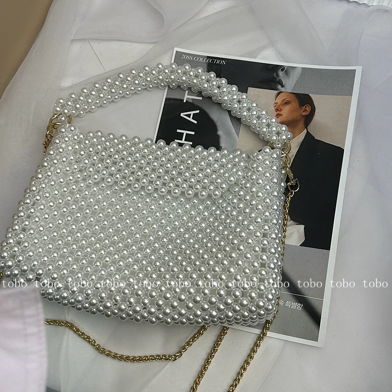 Ins Superlatives Pearl Bead Wa - Women Bags With Wallet recension och pris