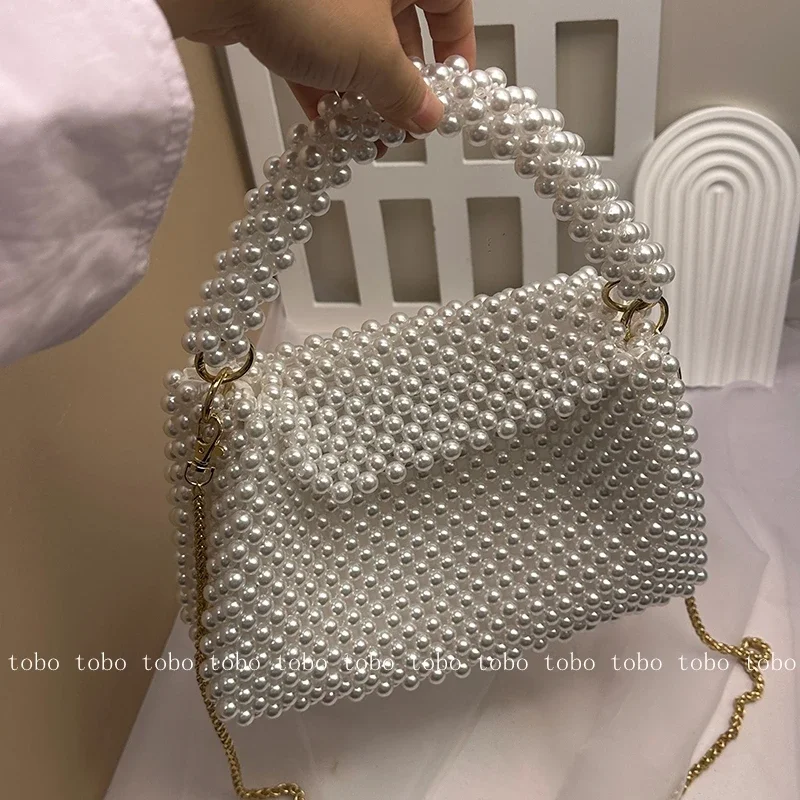Ins Superlatives Pearl Bead Wa - Women Bags With Wallet recension och pris