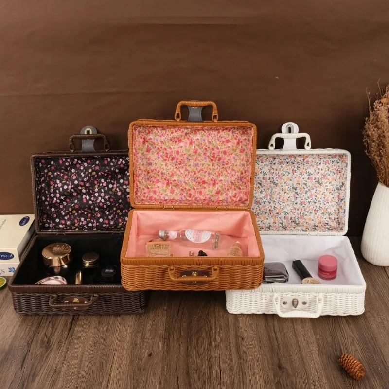Handmade Wicker Suitcase Porta - Basket Bag Wicker recension och pris
