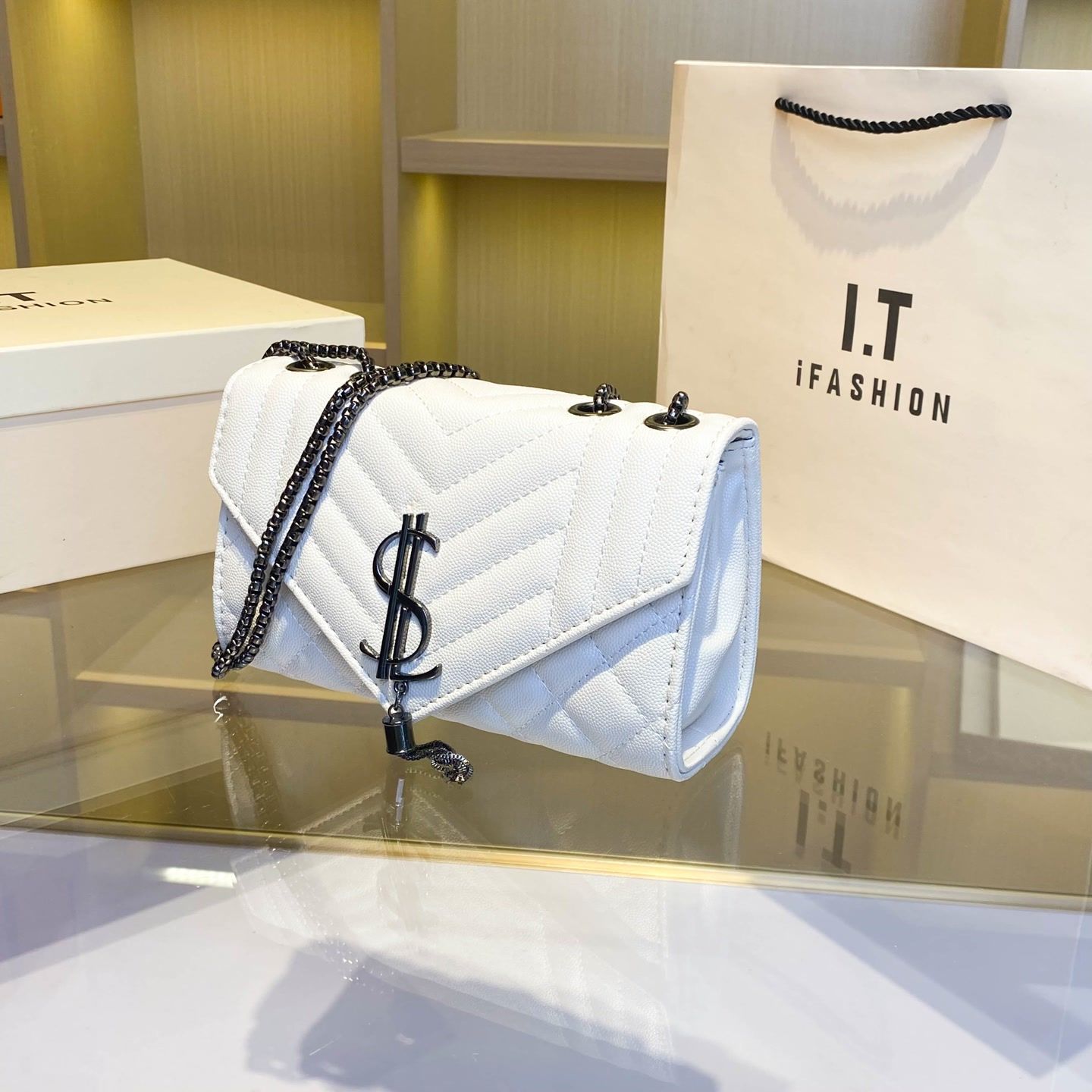 Small Square Bag for Women Ver - Women Bags Ysl recension och pris